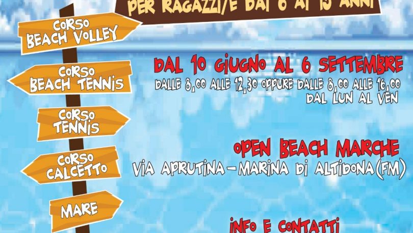 Aperte le iscrizioni per le colonie estive!!